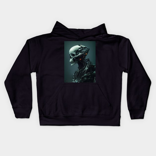 Robots Re-Imagined #7 Kids Hoodie by RobotsNMonsters